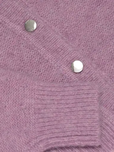 Toccin Women's Samara Fuzzy Raglan-Sleeve Cardigan - Mauve | Thumbnail 7 Toccin Women's Samara Fuzzy Raglan-Sleeve Cardigan - Mauve | Thumbnail 7
