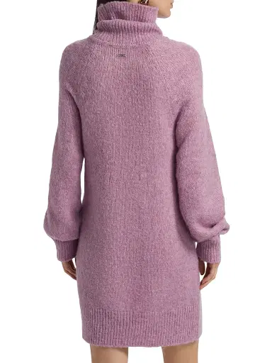 Toccin Women's Lena Turtleneck Minidress - Mauve | Thumbnail 5 Toccin Women's Lena Turtleneck Minidress - Mauve | Thumbnail 5