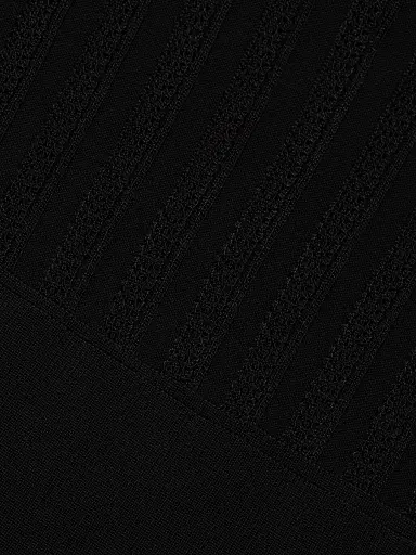 Toccin Women's Nancy Pointelle Turtleneck Sweater - Jet | Thumbnail 7 Toccin Women's Nancy Pointelle Turtleneck Sweater - Jet | Thumbnail 7