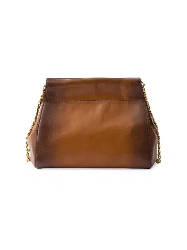 Prada Women's Enchaîné Leather Mini Shoulder Bag - Brown | Thumbnail 3 Prada Women's Enchaîné Leather Mini Shoulder Bag - Brown | Thumbnail 3