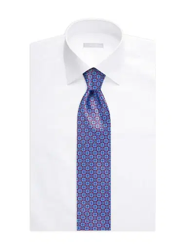 Stefano Ricci Men's Luxury Tie - Dark Blue And Dark Red | Thumbnail 2 Stefano Ricci Men's Luxury Tie - Dark Blue And Dark Red | Thumbnail 2