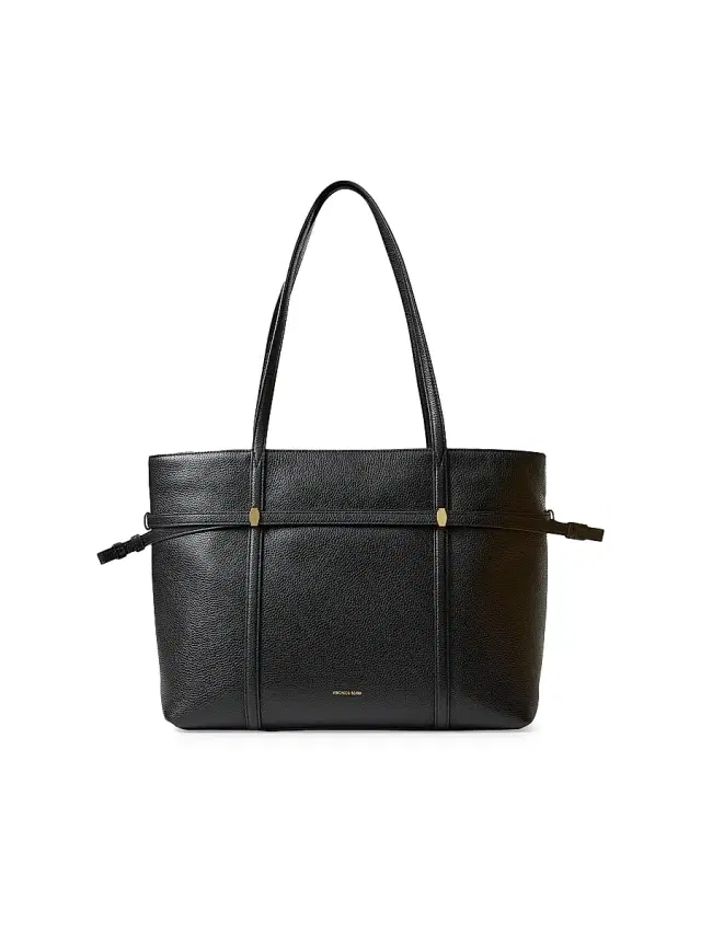 Women's Lasso Leather Tote - Black Women's Lasso Leather Tote - Black