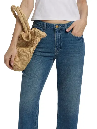 L'Agence Women's June Cropped Stovepipe Jeans | Thumbnail 6 L'Agence Women's June Cropped Stovepipe Jeans | Thumbnail 6
