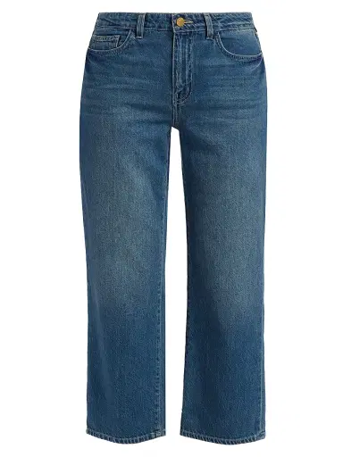 L'Agence Women's June Cropped Stovepipe Jeans | Thumbnail 1 L'Agence Women's June Cropped Stovepipe Jeans | Thumbnail 1