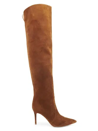 Gianvito Rossi Women's Hansen 85MM Suede Knee-High Boots | Thumbnail 1 Gianvito Rossi Women's Hansen 85MM Suede Knee-High Boots | Thumbnail 1