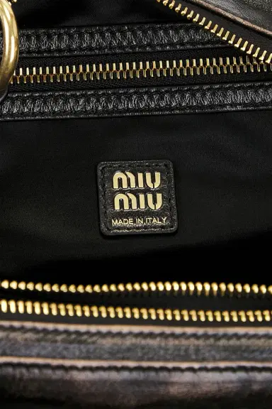 Miu Miu Nappa Old Shoulder Bag | Thumbnail 6 Miu Miu Nappa Old Shoulder Bag | Thumbnail 6