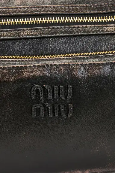 Miu Miu Nappa Old Shoulder Bag | Thumbnail 7 Miu Miu Nappa Old Shoulder Bag | Thumbnail 7