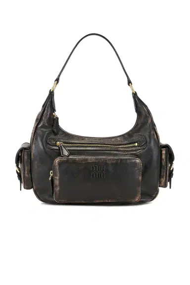 Miu Miu Nappa Old Shoulder Bag | Thumbnail 1 Miu Miu Nappa Old Shoulder Bag | Thumbnail 1