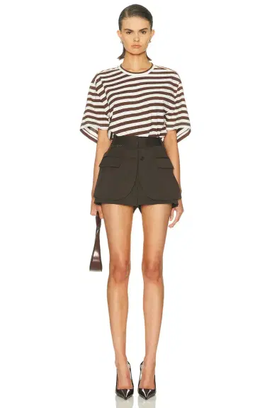 Monse Asymmetric Twisted T-shirt | Thumbnail 5 Monse Asymmetric Twisted T-shirt | Thumbnail 5