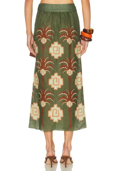 Johanna Ortiz Amazon Echoes Wrap Skirt | Thumbnail 4 Johanna Ortiz Amazon Echoes Wrap Skirt | Thumbnail 4