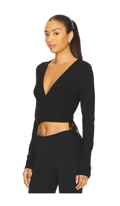 superdown Charlie Wrap Top | Thumbnail 2 superdown Charlie Wrap Top | Thumbnail 2