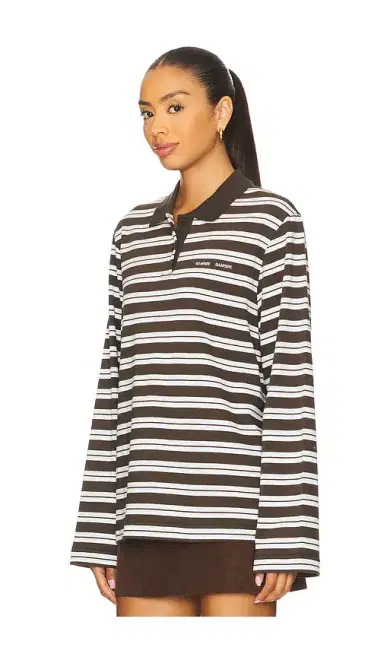 SAMSOE SAMSOE Sadover Longsleeve Polo Top | Thumbnail 2 SAMSOE SAMSOE Sadover Longsleeve Polo Top | Thumbnail 2