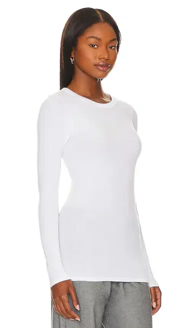 ENZA COSTA Silk Knit Long Sleeve Crew | Thumbnail 2 ENZA COSTA Silk Knit Long Sleeve Crew | Thumbnail 2
