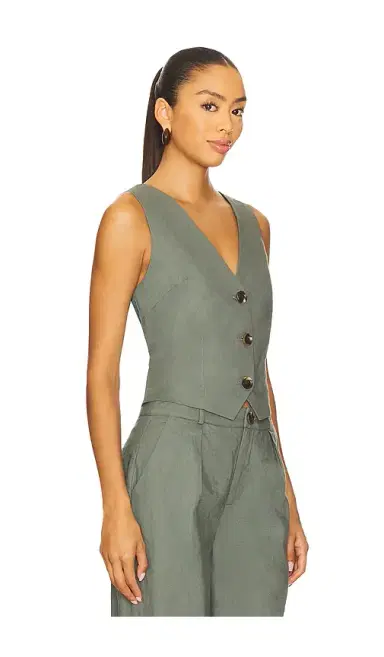 SNDYS x REVOLVE Allegra Linen Vest | Thumbnail 2 SNDYS x REVOLVE Allegra Linen Vest | Thumbnail 2