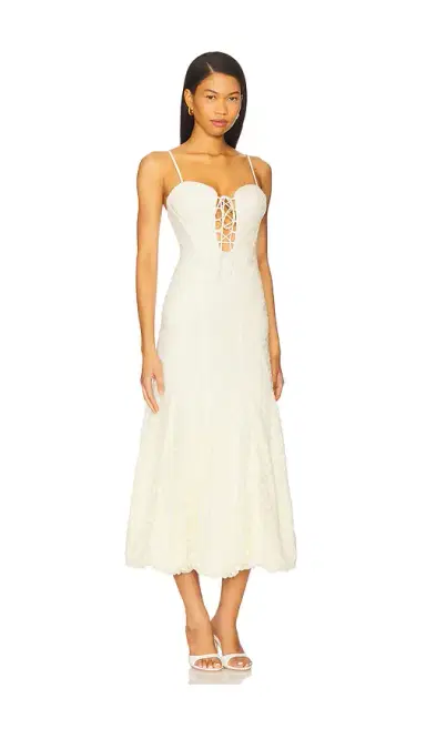 Bardot Delaney Bubble Midi Dress | Thumbnail 2 Bardot Delaney Bubble Midi Dress | Thumbnail 2
