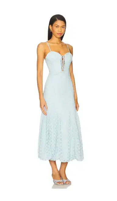 Bardot Delaney Bubble Midi Dress | Thumbnail 2 Bardot Delaney Bubble Midi Dress | Thumbnail 2