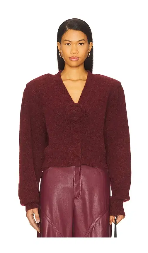 Knit Puffsleeve Cardigan Knit Puffsleeve Cardigan