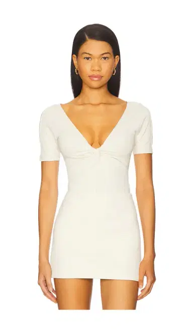 Good American Jersey Twist Front Bodysuit | Thumbnail 1 Good American Jersey Twist Front Bodysuit | Thumbnail 1