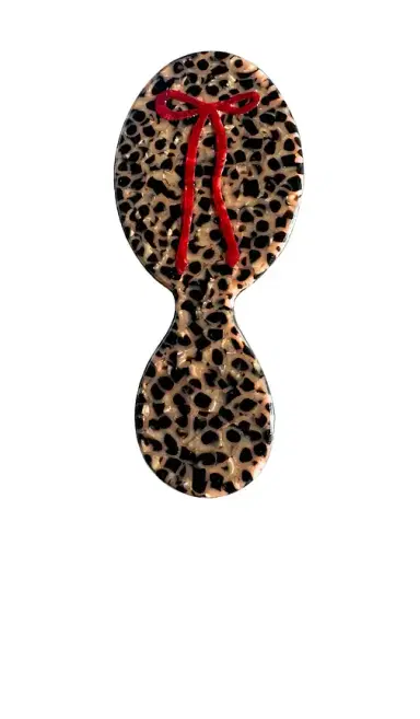 Solar Eclipse Hand-painted Compact Leopard Bow 2-1 Perfect Daily Brush | Thumbnail 1 Solar Eclipse Hand-painted Compact Leopard Bow 2-1 Perfect Daily Brush | Thumbnail 1