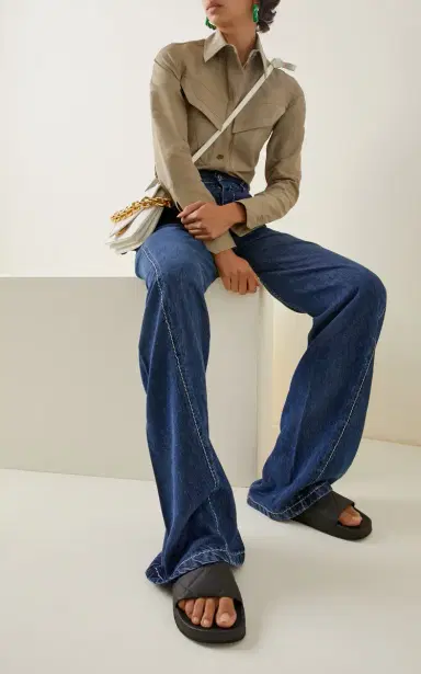 Bottega Veneta The Slider Rubber Sandals | Thumbnail 2 Bottega Veneta The Slider Rubber Sandals | Thumbnail 2