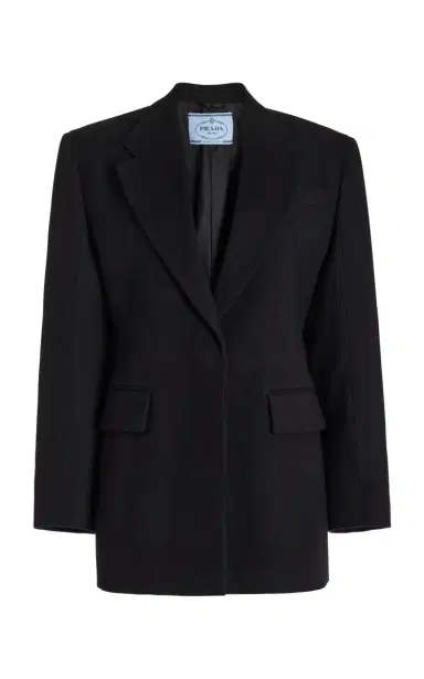 Prada Giacca Single-Breasted Blazer | Thumbnail 1 Prada Giacca Single-Breasted Blazer | Thumbnail 1