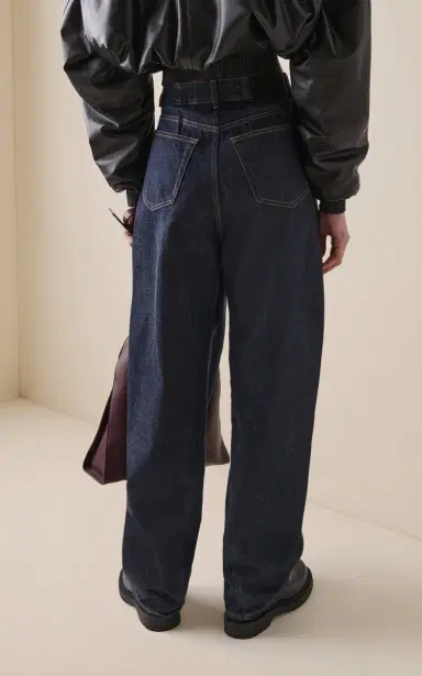 Givenchy Cocoon High-Rise Wide Leg Jeans | Thumbnail 4 Givenchy Cocoon High-Rise Wide Leg Jeans | Thumbnail 4