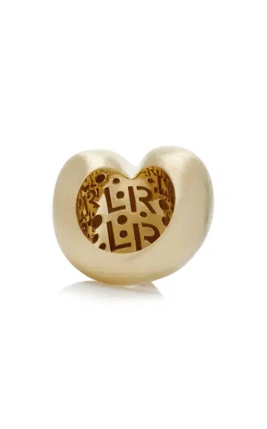 Lauren Rubinski 14K Yellow Gold Heart Ring | Thumbnail 5 Lauren Rubinski 14K Yellow Gold Heart Ring | Thumbnail 5