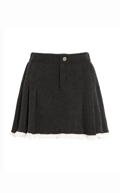 Barrie Pleated Cashmere Mini Skirt | Thumbnail 5 Barrie Pleated Cashmere Mini Skirt | Thumbnail 5