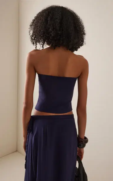 ANEMOS Ritts Strapless Stretch-Twill Top | Thumbnail 4 ANEMOS Ritts Strapless Stretch-Twill Top | Thumbnail 4