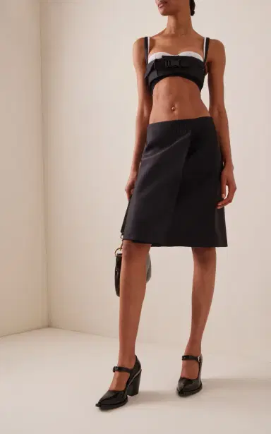 Miu Miu Radzimir Midi Wrap Skirt | Thumbnail 2 Miu Miu Radzimir Midi Wrap Skirt | Thumbnail 2