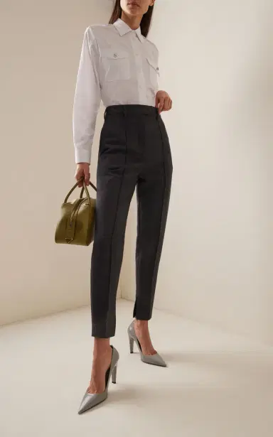 Prada Pocket-Detailed Cotton Poplin Shirt | Thumbnail 2 Prada Pocket-Detailed Cotton Poplin Shirt | Thumbnail 2