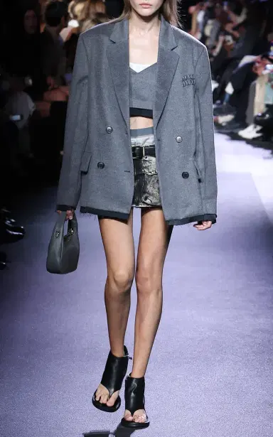 Miu Miu Washed-Denim Mini Skirt | Thumbnail 5 Miu Miu Washed-Denim Mini Skirt | Thumbnail 5