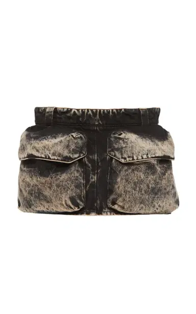 Miu Miu Washed-Denim Mini Skirt | Thumbnail 8 Miu Miu Washed-Denim Mini Skirt | Thumbnail 8