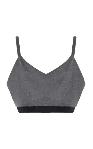 Miu Miu Layered Wool-Cashmere Crop Top | Thumbnail 7 Miu Miu Layered Wool-Cashmere Crop Top | Thumbnail 7