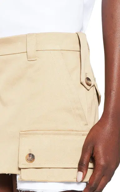 Miu Miu Chino Mini Skirt | Thumbnail 5 Miu Miu Chino Mini Skirt | Thumbnail 5