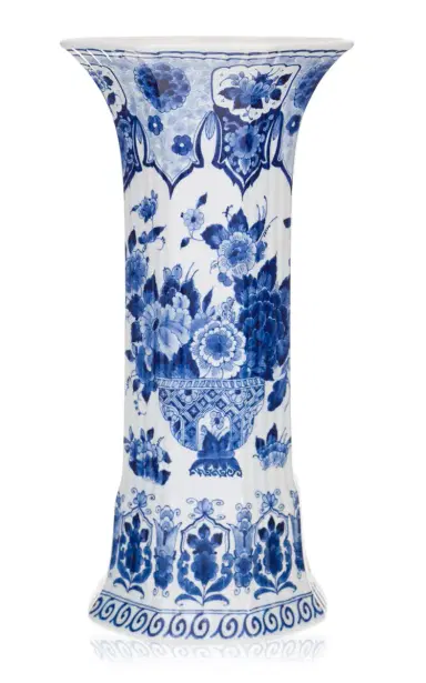 Royal Delft Royal Delft Hand-Painted 35 Cm Vase - Blue | Thumbnail 3 Royal Delft Royal Delft Hand-Painted 35 Cm Vase - Blue | Thumbnail 3