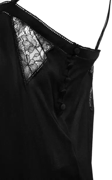 Chloé Lace-Trimmed Silk Charmeuse Mini Dress | Thumbnail 6 Chloé Lace-Trimmed Silk Charmeuse Mini Dress | Thumbnail 6