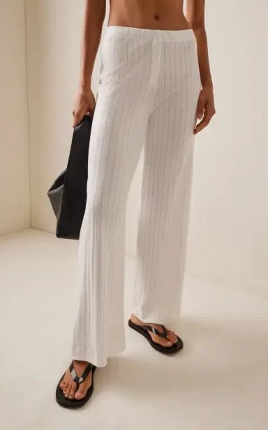 Leset Pointelle-Knit Cotton Boxer Pants | Thumbnail 3 Leset Pointelle-Knit Cotton Boxer Pants | Thumbnail 3