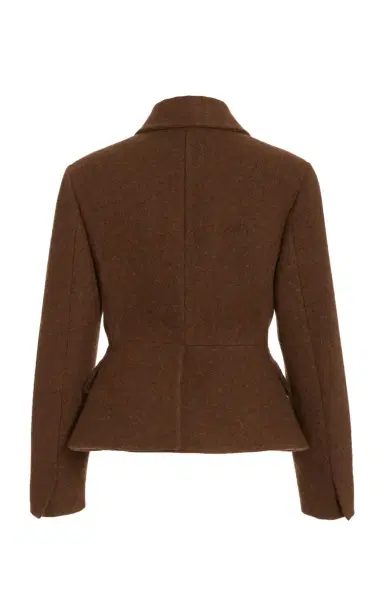 Miu Miu Single-Breasted Wool Blazer | Thumbnail 3 Miu Miu Single-Breasted Wool Blazer | Thumbnail 3