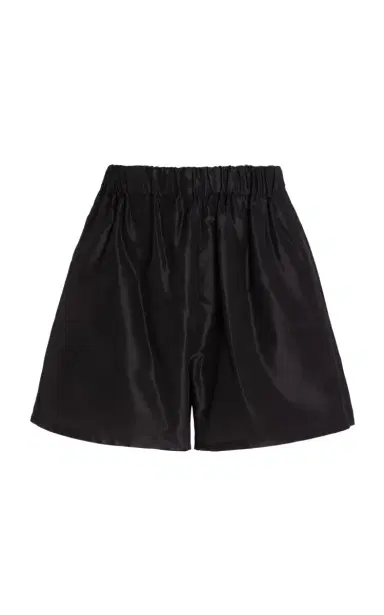 Prada Silk Logo Shorts | Thumbnail 14 Prada Silk Logo Shorts | Thumbnail 14