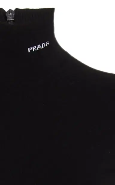 Prada Cutout Jersey Midi Dress | Thumbnail 5 Prada Cutout Jersey Midi Dress | Thumbnail 5