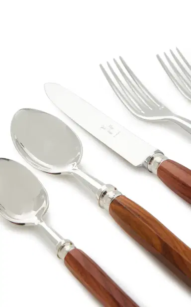 Alain Saint-Joanis Set-of-Five Riviera Rosewood Silver-Plated Silverware | Thumbnail 5 Alain Saint-Joanis Set-of-Five Riviera Rosewood Silver-Plated Silverware | Thumbnail 5