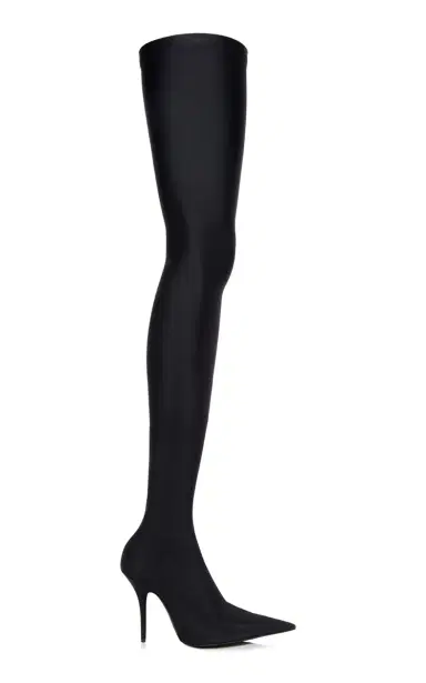 Balenciaga Knife Jersey Over-The-Knee Pumps | Thumbnail 2 Balenciaga Knife Jersey Over-The-Knee Pumps | Thumbnail 2
