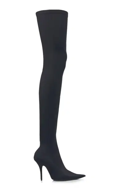 Balenciaga Knife Jersey Over-The-Knee Pumps | Thumbnail 1 Balenciaga Knife Jersey Over-The-Knee Pumps | Thumbnail 1