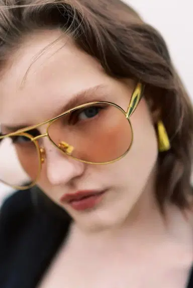 Bottega Veneta 18K Gold Finish Sterling Silver Earrings | Thumbnail 2 Bottega Veneta 18K Gold Finish Sterling Silver Earrings | Thumbnail 2