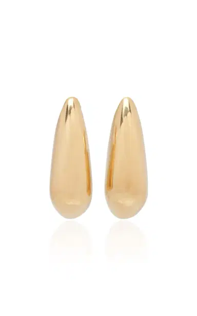 Bottega Veneta 18K Gold Finish Sterling Silver Earrings | Thumbnail 6 Bottega Veneta 18K Gold Finish Sterling Silver Earrings | Thumbnail 6