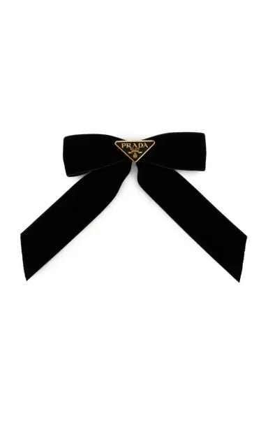 Prada Velvet Hair Clip | Thumbnail 1 Prada Velvet Hair Clip | Thumbnail 1