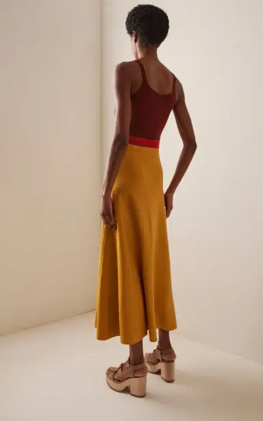 Gabriela Hearst Flaminius Colorblock Wool Midi Dress | Thumbnail 4 Gabriela Hearst Flaminius Colorblock Wool Midi Dress | Thumbnail 4