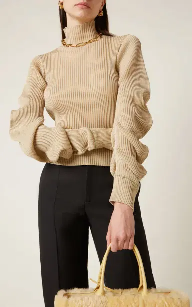 Bottega Veneta Lightweight Spirals Knit Sweater | Thumbnail 2 Bottega Veneta Lightweight Spirals Knit Sweater | Thumbnail 2