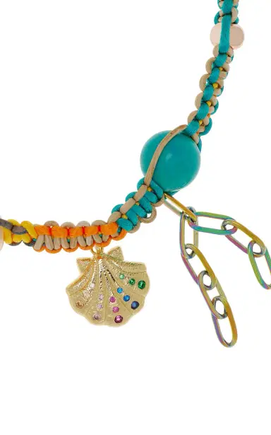 Joie DiGiovanni Rocker Turquoise; Seashell Bracelet - Turquoise - OS - Moda Operandi | Thumbnail 3 Joie DiGiovanni Rocker Turquoise; Seashell Bracelet - Turquoise - OS - Moda Operandi | Thumbnail 3